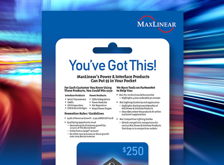 MaxLinear Sales Promo
